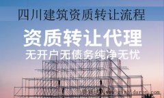 四川建筑資質(zhì)轉(zhuǎn)讓流程